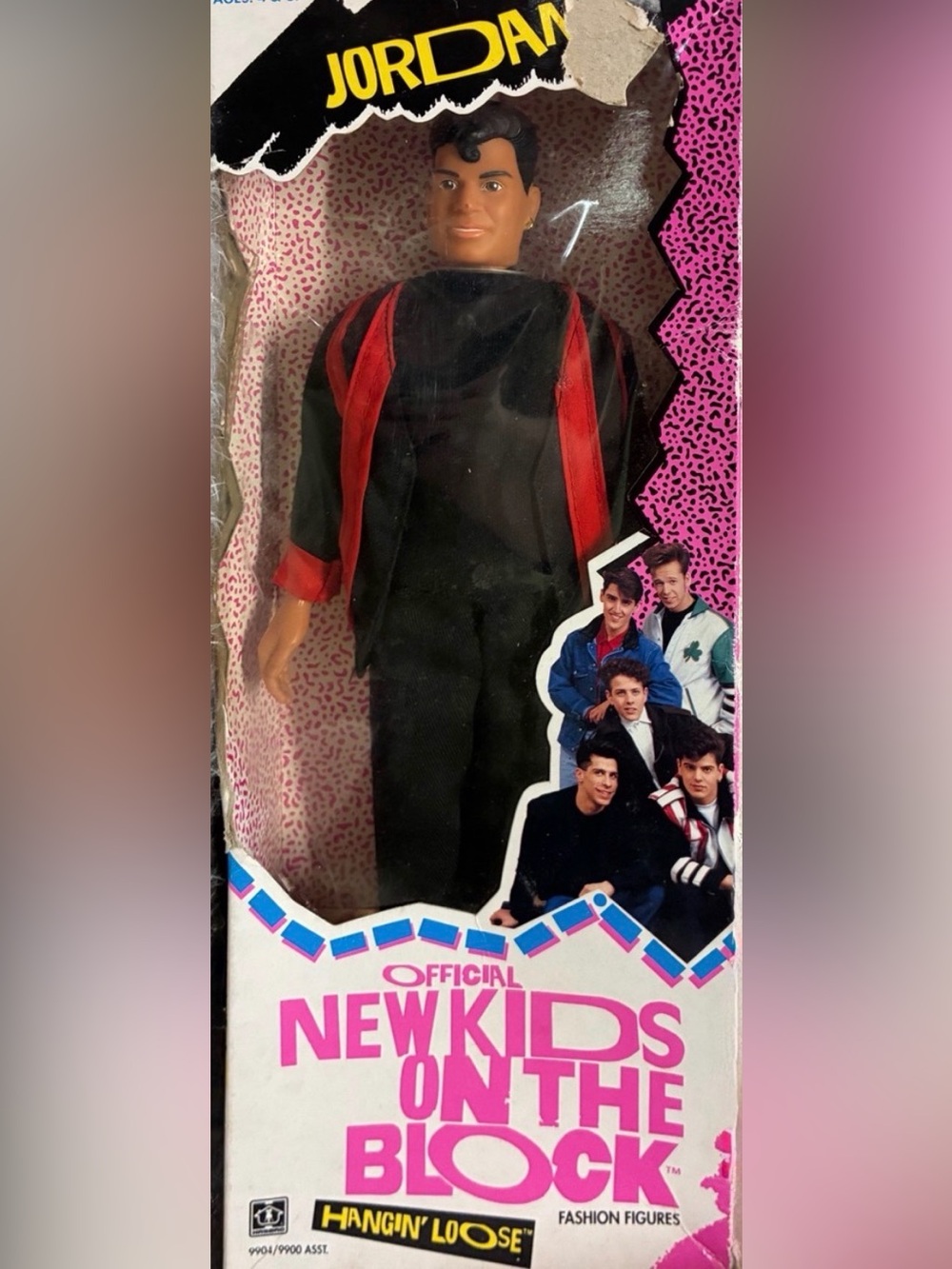 1990 Official New Kids on the Block “Hangin’ Loose” Jordan Knight Fashion Figure